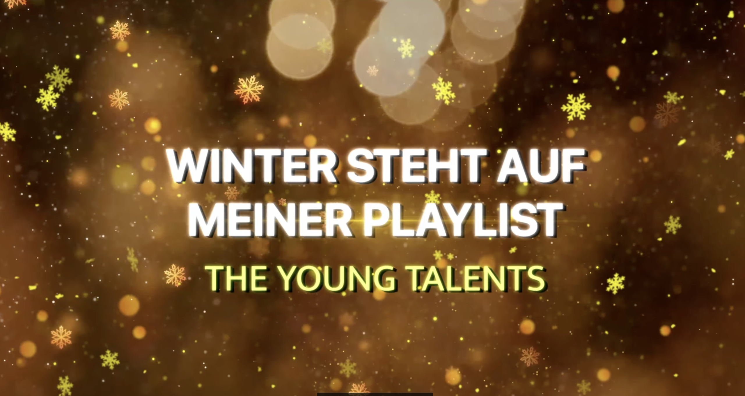 WINTER STEHT AUF MEINER PLAYLIST